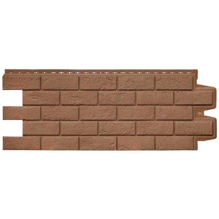 Фасадная панель Grand Line Кирпич состаренный Стандарт Глина
