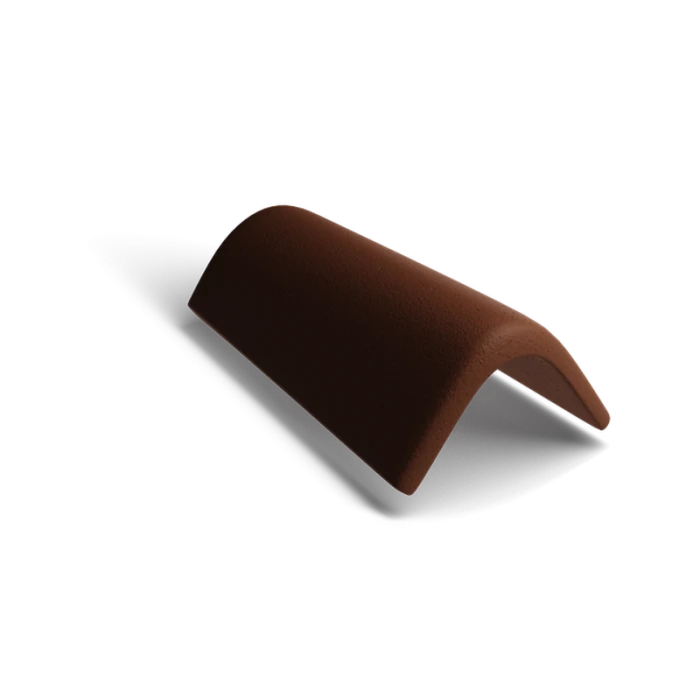 Торцевая черепица Classic Коричневый Kriastak